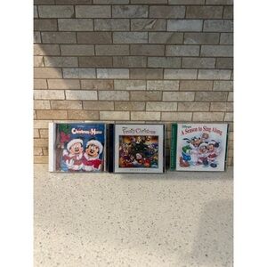Disney Holiday CD Trio with Red and Green Covers